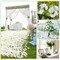 1500pcs Real Dried Ivory White Hydrangea Flower Petals, Natural Dried Petals for Wedding Decor, Valentine's Day, Proposal & Romantic Night